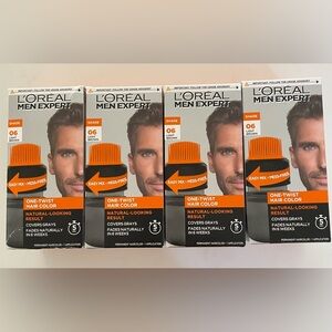L’Oréal Men Expert One Twist Hair Color, 4 boxes, New & Sealed